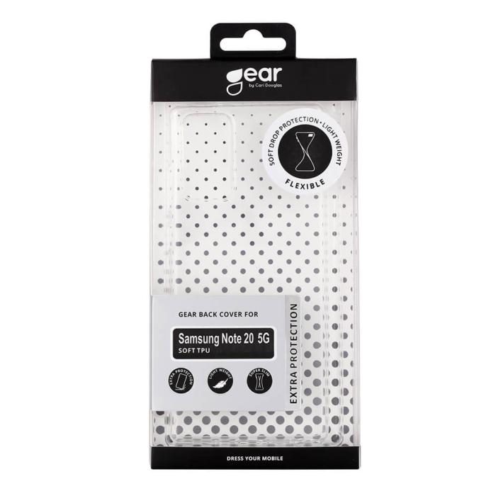 GEAR - GEAR Mobilskal Transparent TPU Samsung Note 20 5G