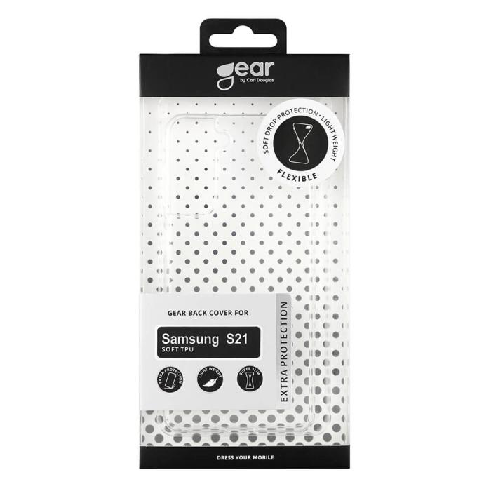 GEAR - GEAR Mobilskal Transparent TPU Samsung S21