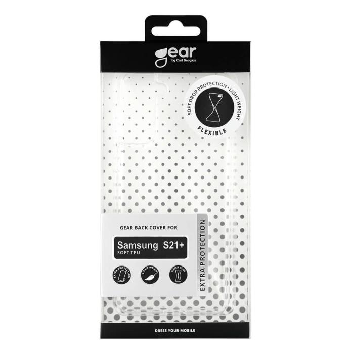 GEAR - GEAR Mobilskal Transparent TPU Samsung S21 Plus