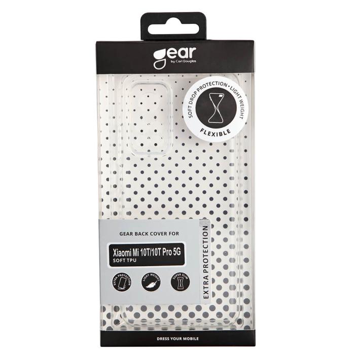 GEAR - GEAR Mobilskal TPU Xiaomi Mi 10T / 10T Pro - Transparent