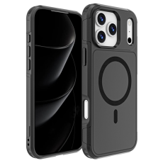 A-One Brand - iPhone 17 Pro Max Mobilskal MagSafe PC + TPU Anti-drop - Svart