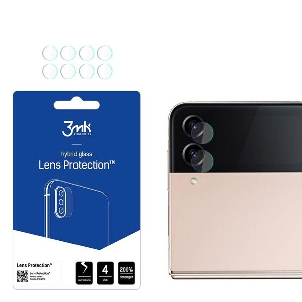 3MK Galaxy Z Flip 4 Kameralinskydd | 5468 | AlltMobil
