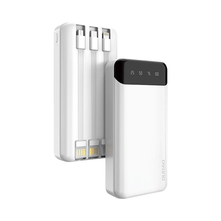 Dudao Powerbank 20000mAh Capacious - Vit | 505295 | AlltMobil