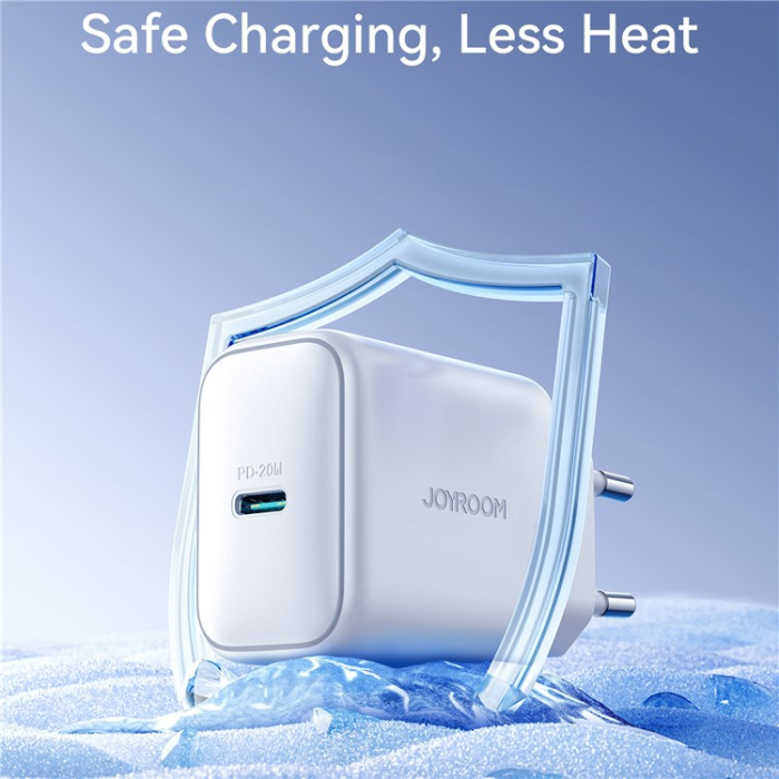 Joyroom - JOYROOM Snabbladdare 20W USB-C EU JR-TCF20 PD - Vit
