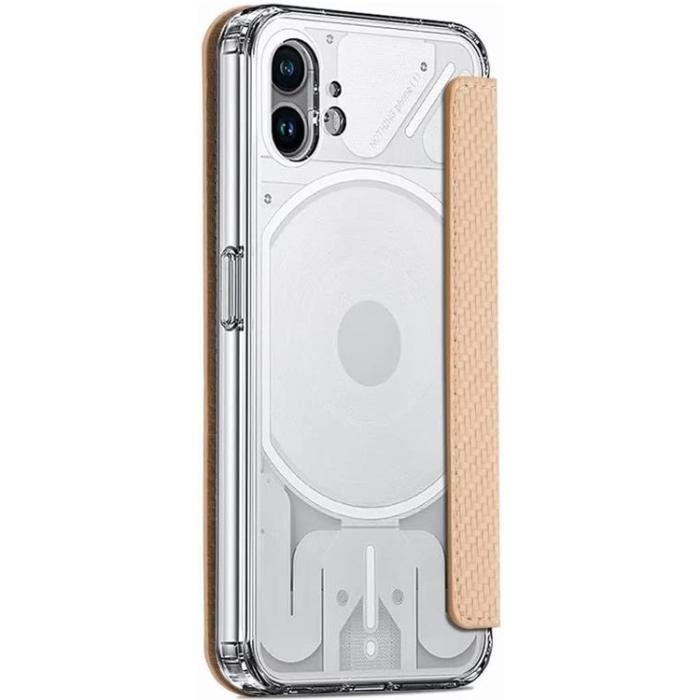 A-One Brand - Nothing Phone 1 Plånboksfodral Silikon Flip - Rosa