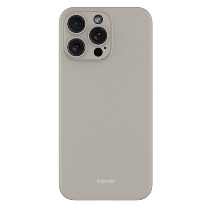 KZDOO - KZDOO iPhone 15 Pro Max Mobilskal Frosted Air Skin - Titangrå