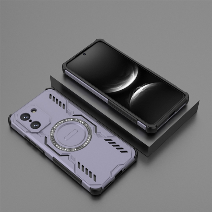 A-One Brand - OnePlus Nord CE5 Mobilskal MagSafe Butterfly Armor Hollow - Lila