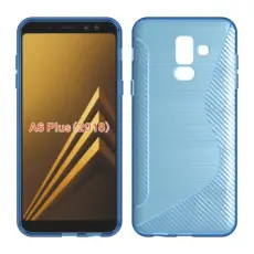 OEM - Flexicase Mobilskal till Samsung Galaxy A6 Plus (2018) - Bl&aring;