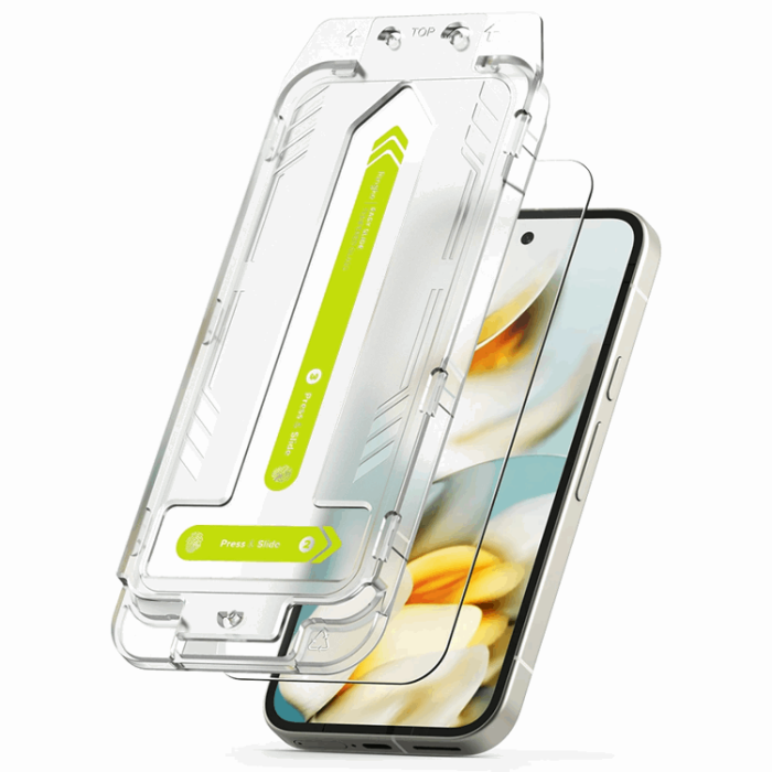 Ringke - [2-Pack] Ringke Google Pixel 9a Härdat Glas Skärmskydd Easy Slide - Clear