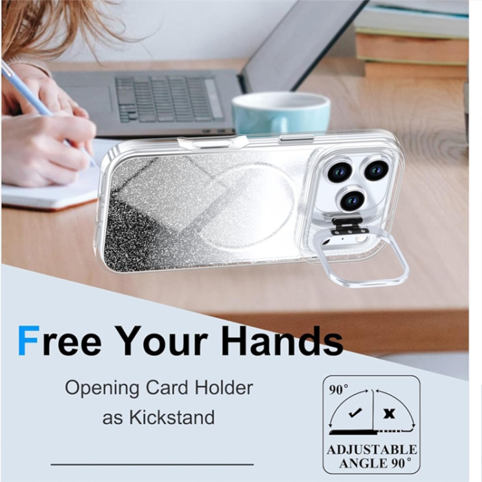 A-One Brand - iPhone 17 Pro Max Mobilskal MagSafe Shockproof Glitter Gradient