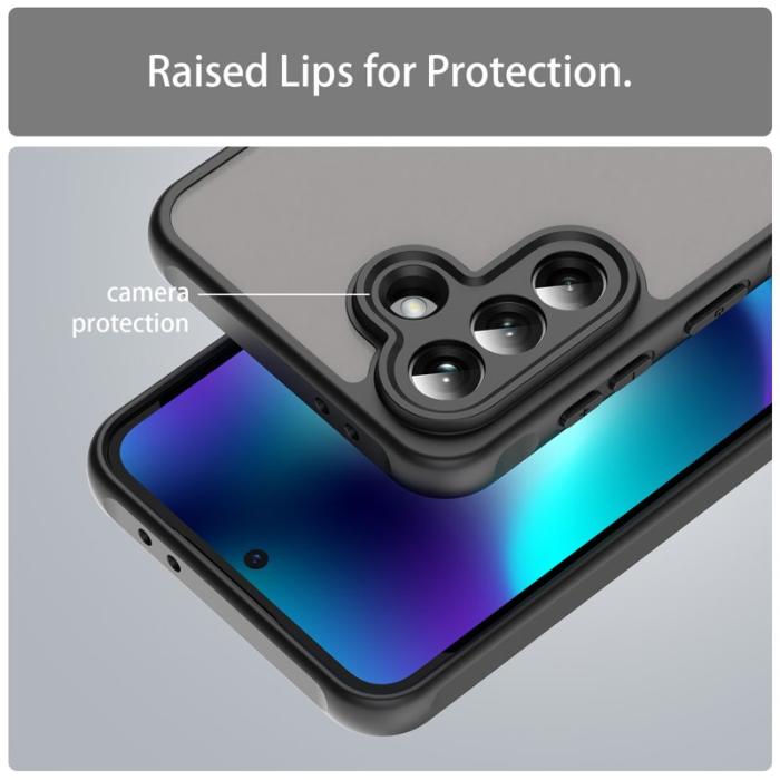 OEM - Mobilskal till Samsung Galaxy A37 Plast Drop Proof Airbags - Svart