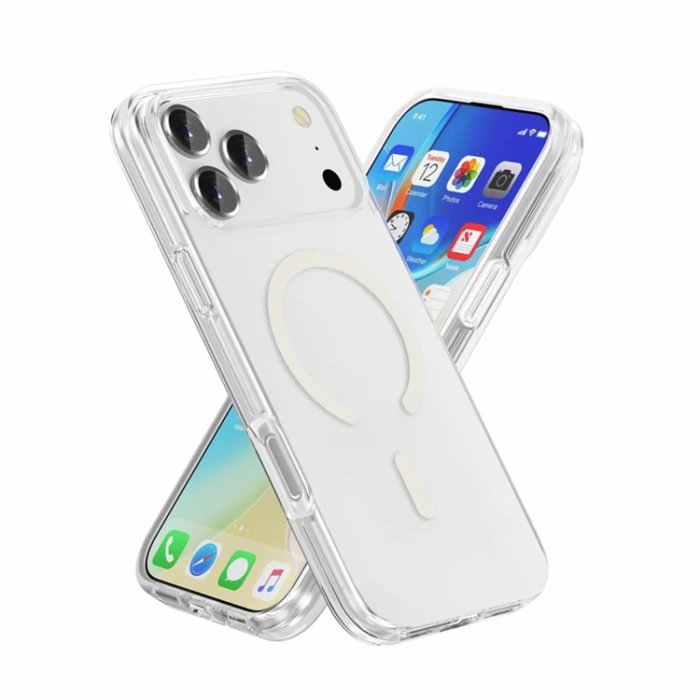Boom of Sweden - BOOM iPhone 17 Pro Mobilskal Magsafe PC + TPU - Transparent