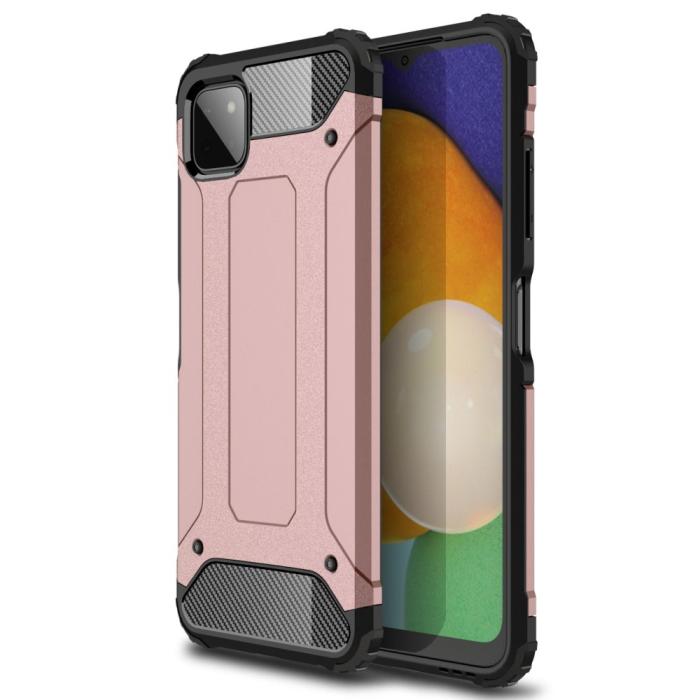 OEM - Tough Armor Mobilskal Galaxy A22 5G - Rose Gold