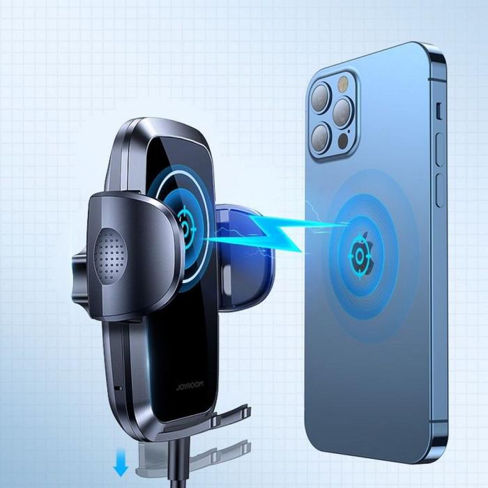 UTGATT4 - Joyroom Air Vent Car Mount Wireless Laddare 15W - Svart