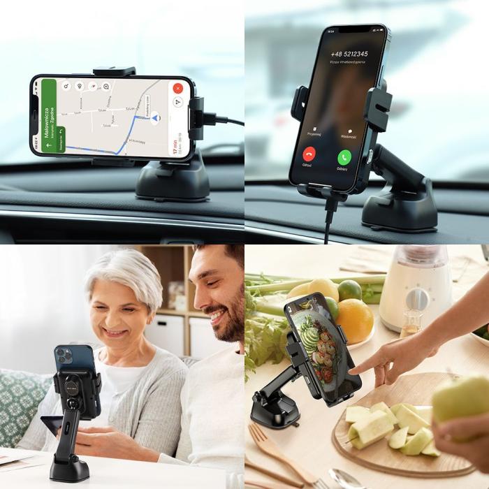 UTGATT1 - Joyroom JR-ZS219 Car Mount Wireless Charger Set 15w - Svart