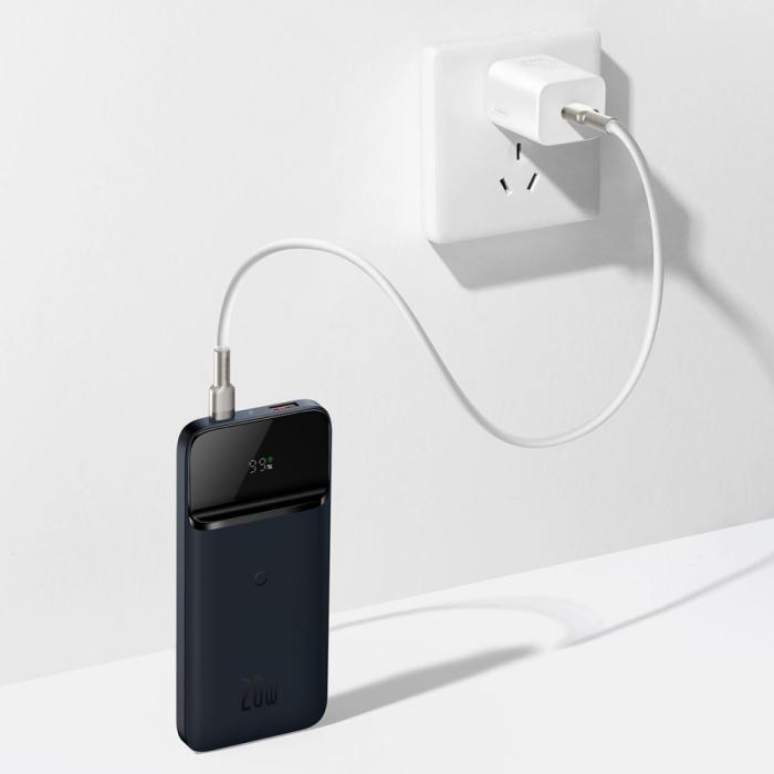 UTGATT1 - BASEUS Magnetic Magsafe Trådlös Powerbank 20W 10000 mAh - Blå
