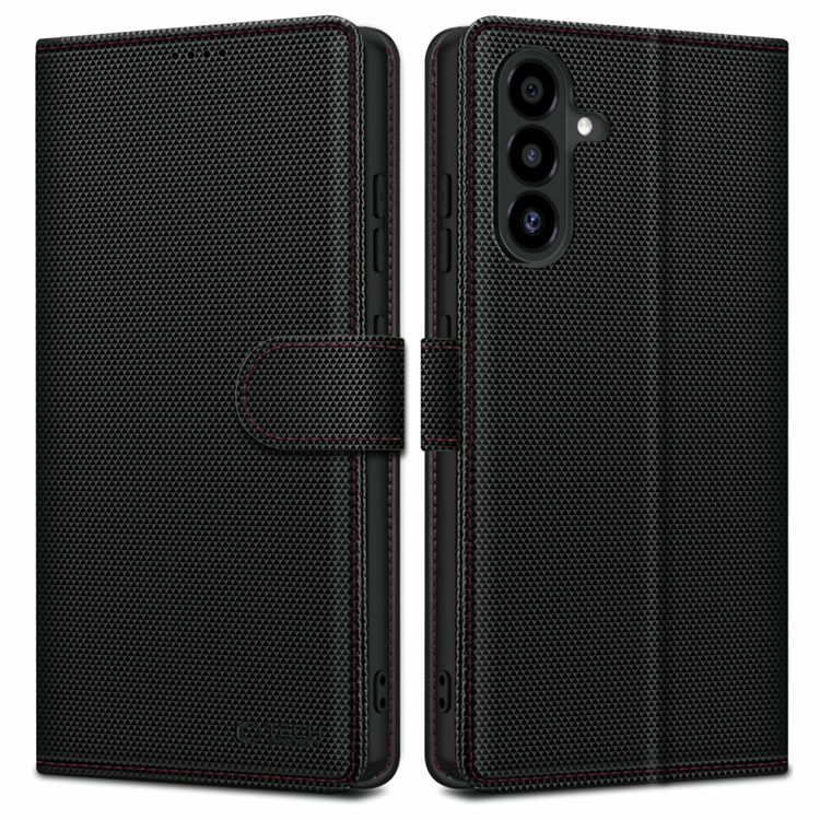Tech-Protect Galaxy A56 5G Plånboksfodral RS - Svart/Röd | 2353 | AlltMobil