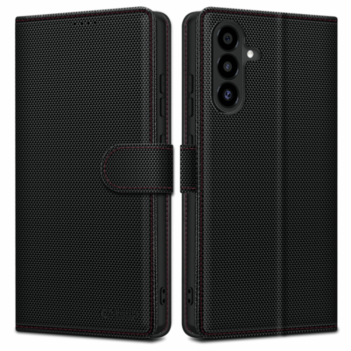 Tech-Protect - Tech-Protect Galaxy A56 5G Plånboksfodral RS - Svart/Röd