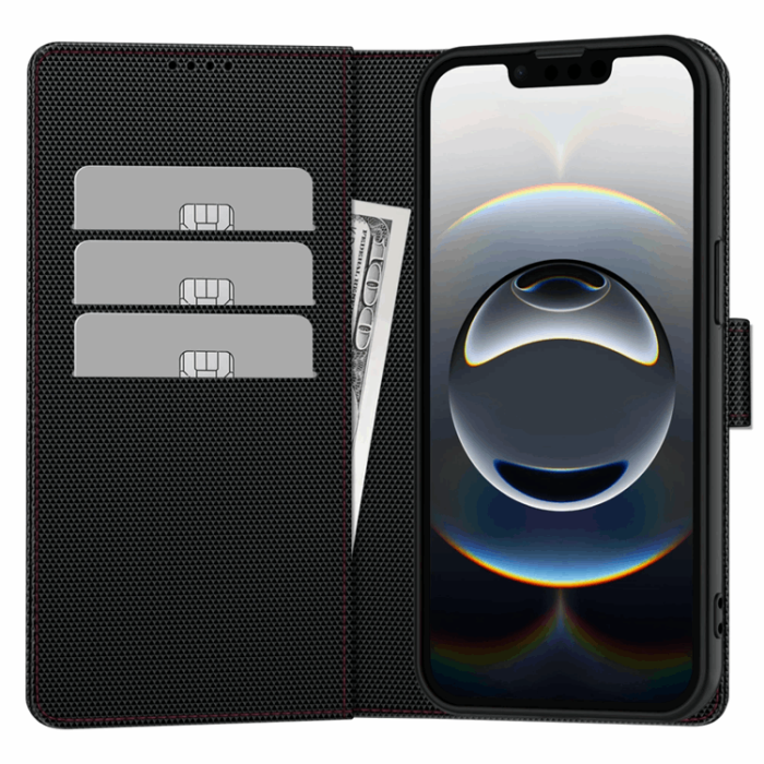 Tech-Protect - Tech-Protect Galaxy A56 5G Plånboksfodral RS - Svart/Röd