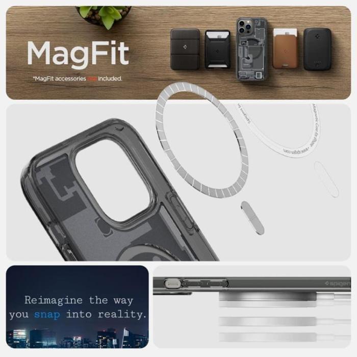 Spigen - Spigen iPhone 13 Pro Max Magsafe Mobilskal Ultra Hybrid