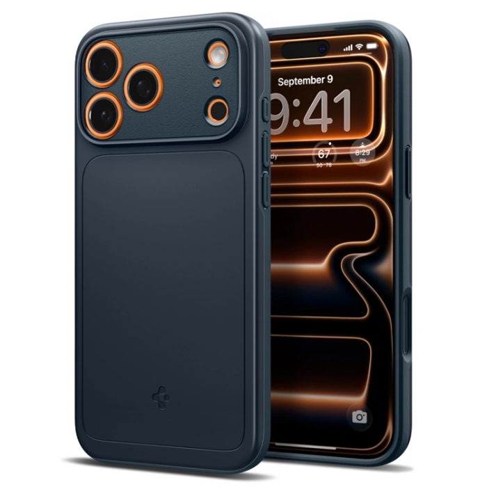 Spigen - Spigen iPhone 17 Pro Max Mobilskal Magsafe Thin Fit - Metal Slate