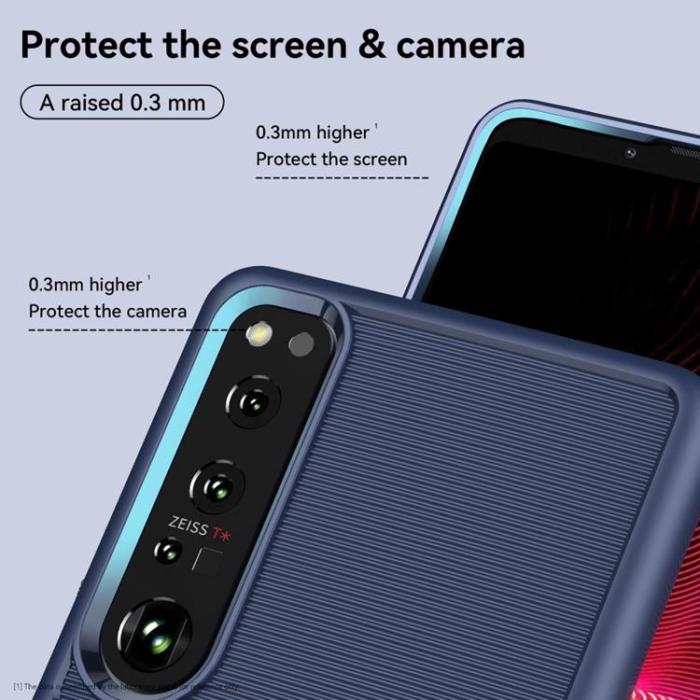 UTGATT1 - Sony Xperia 1 IV Skal Thunder Twill - Blå
