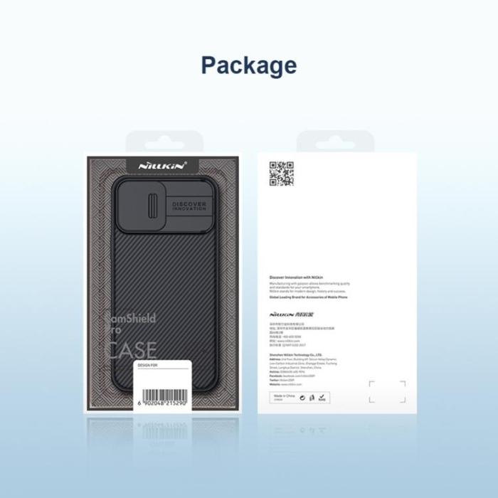 Nillkin - Nillkin iPhone 14 Pro Skal Camshield Pro - Grön