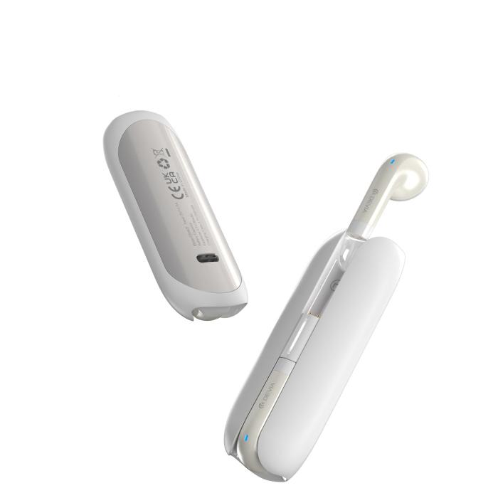 OEM - Bluetooth-hörlurar Devia TWS Smart M3 Vit
