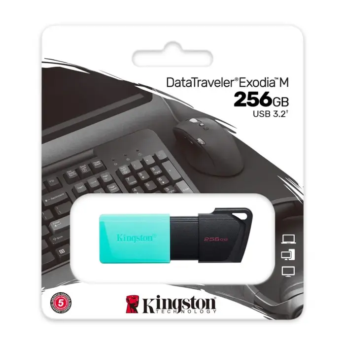 OEM - Kingston DataTraveler Exodia M USB-minne 256GB Grön
