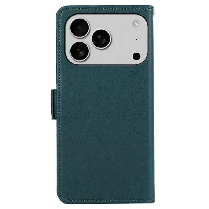 ABEEL - ABEEL iPhone 17 Pro Max Plånboksfodral Läder RFID Skydd