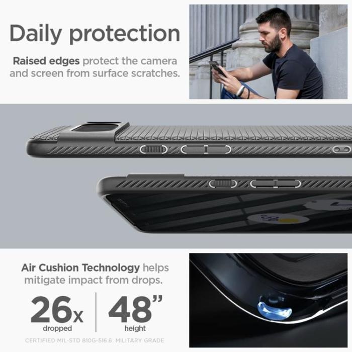 Spigen - Spigen Google Pixel 8 Pro Mobilskal Liquid Air - Matte Svart