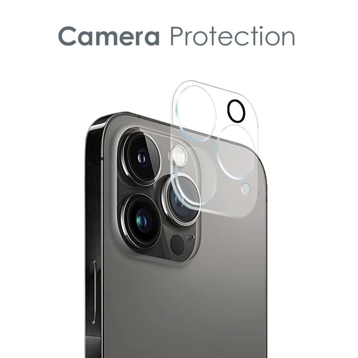 OEM - [2-PACK] Skärmskydd iPhone 14 Pro Kameralinsskydd i Härdat glas Clear