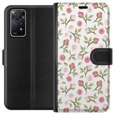 iSecrets - Pl&aring;nboksfodral till Xiaomi Redmi Note 11 Pro 5G med Blommigt
