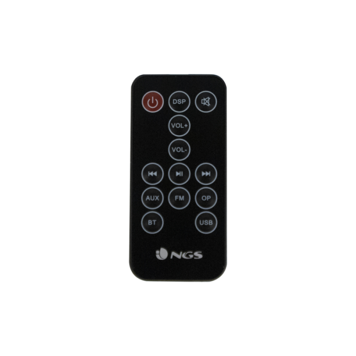 UTGATT1 - NGS Tornhögtalare Skycharm 50W/BT/USB/OPTICAL Fjärrkontroll - Vit