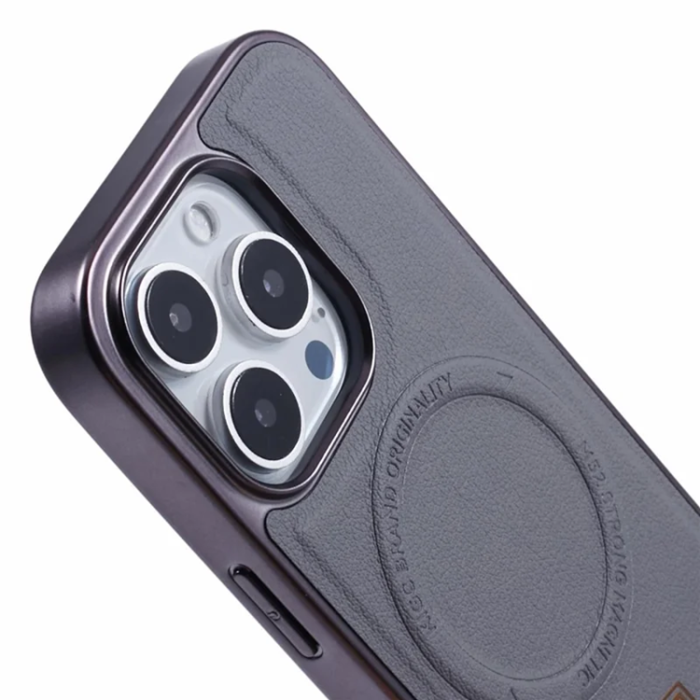 KIGC - KIGC iPhone 16 Pro Mobilskal Magsafe Electroplating - Grå