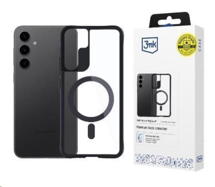 3MK - 3MK Galaxy S25 Mobilskal MagSafe Satin Armor - Svart