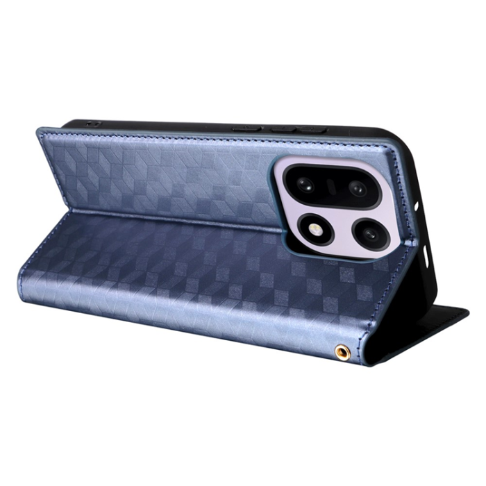 A-One Brand - OnePlus 15 Plånboksfodral Rhombus Imprinted Konstläder - Blå