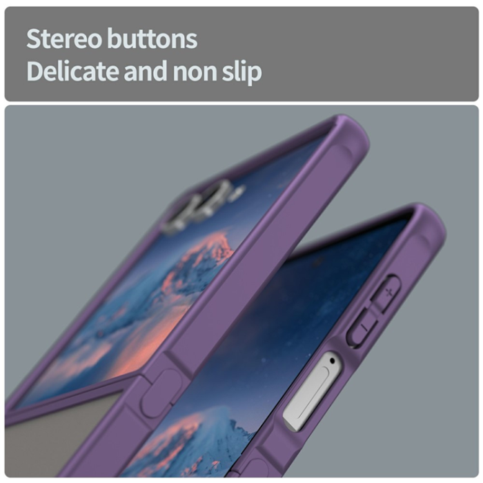 A-One Brand - Galaxy Z Flip 7 Mobilskal Drop Proof Frosted Translucent