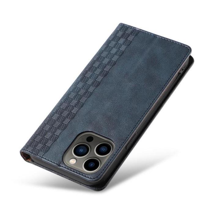 OEM - Galaxy S23 Plånboksfodral Magnet Strap - Blå