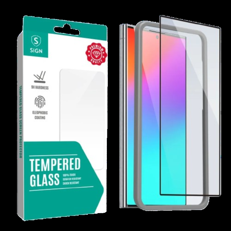 Sign Galaxy S25 Ultra Härdat glas Skärmskydd Med Mounting Frame | 5468 | AlltMobil
