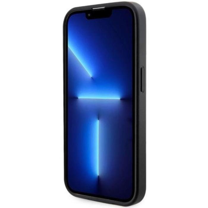 Guess - Guess iPhone 14 Pro Mobilskal MagSafe GCube Stripes - Svart