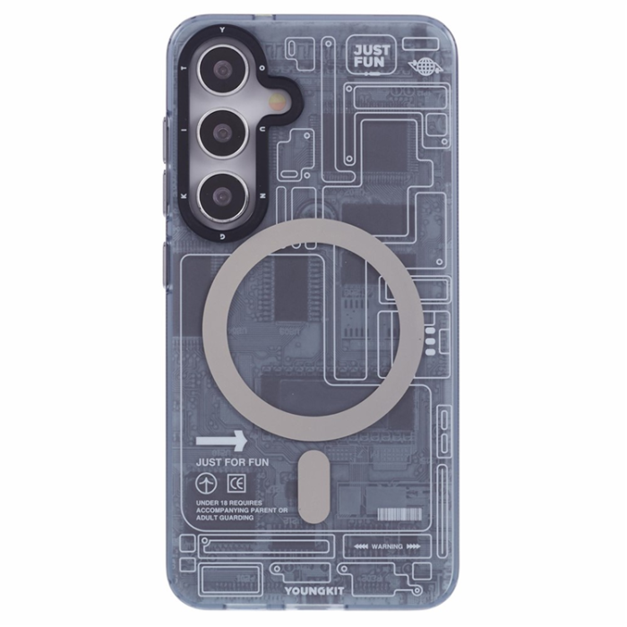 YOUNGKIT - YOUNGKIT Galaxy S25 Plus Mobilskal MagSafe IMD Circuit - Svart