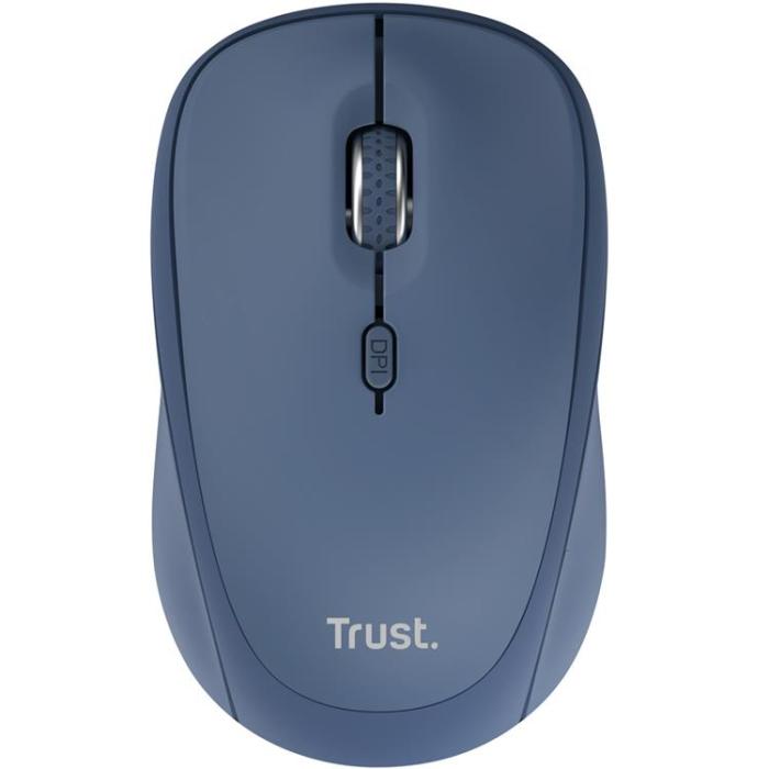 Trust - Trust Yvi+ Trådlös mus Bluetooth / 2.4 GHz Blå
