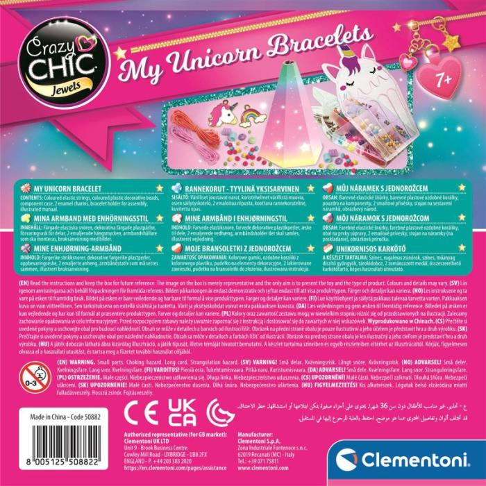 CLEMENTONI - CLEMENTONI Crazy Chic Bracelets Unicorn