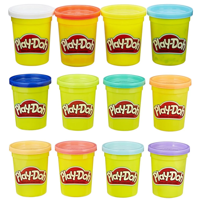 PLAY-DOH - PLAY-DOH Compound 4 Pack Classic/Wild/Sweet (Blandade)