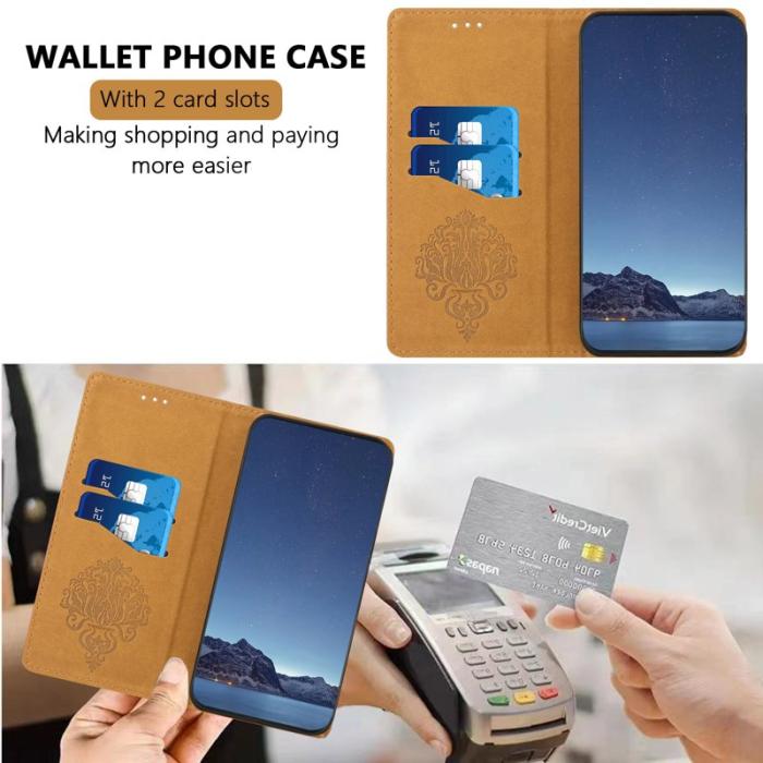 OEM - Mobilfodral för Samsung Galaxy S26 Plus Konstläder Ställ - Vinröd