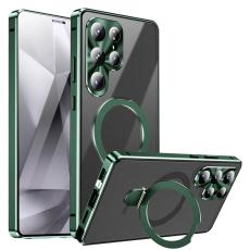 OEM - Mobilskal f&ouml;r Samsung Galaxy S26 Ultra Magnetiskt Kickstand PC - Gr&ouml;n