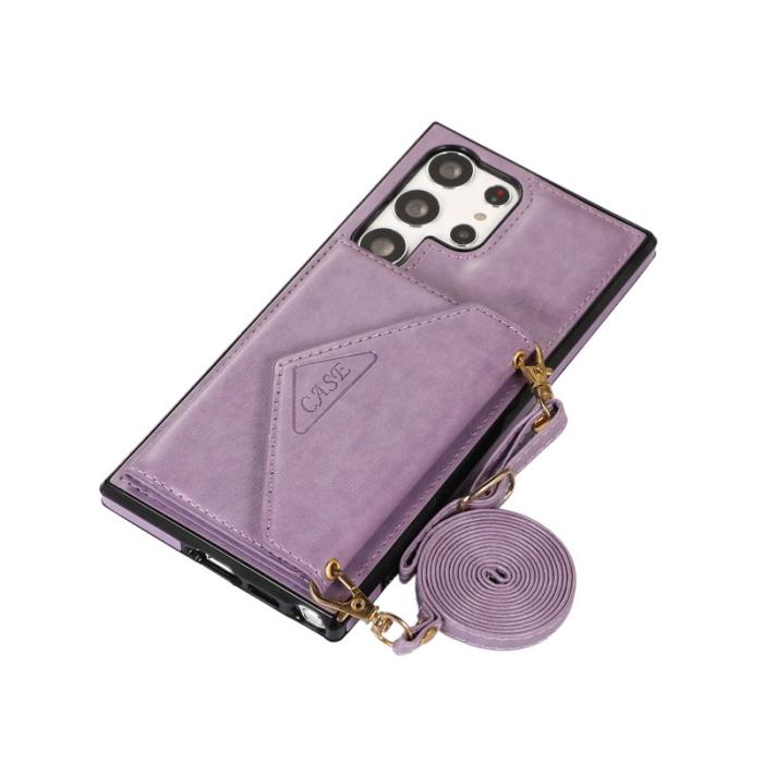 OEM - Mobilfodral för Samsung Galaxy S26 Ultra Konstläder + TPU - Lila