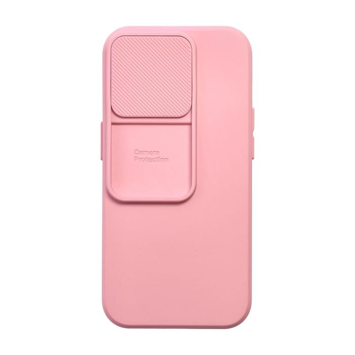OEM - SLIDE skal för iPhone 14 Plus i ljusrosa