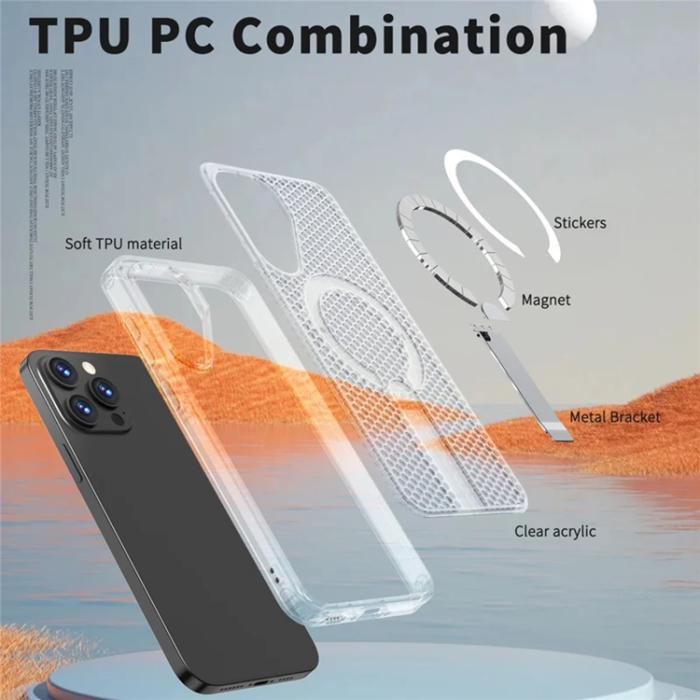 A-One Brand - Mobilskal till Galaxy A26 5G Magsafe Grid Texture